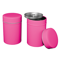 Metalldosen-Hersteller: pink Doppeldeckel, Art. 2135