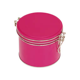 Weissblechdosen: Bügelverschlussdose mini pink